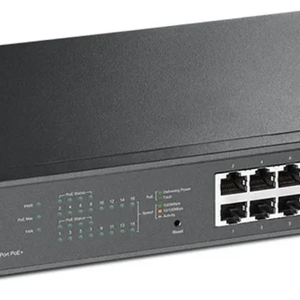 POE Switch 16 Port 10/100 Mbps - NADO-16-POE