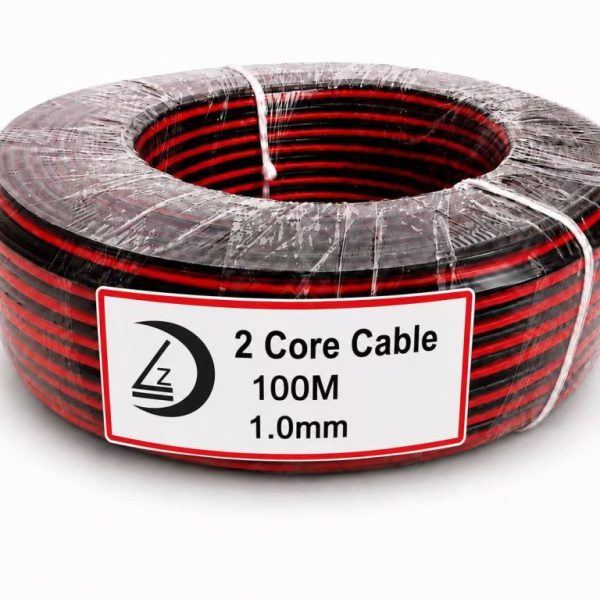 2 Core Cable 100 Meter - 1mm Cable - LZ-RVB