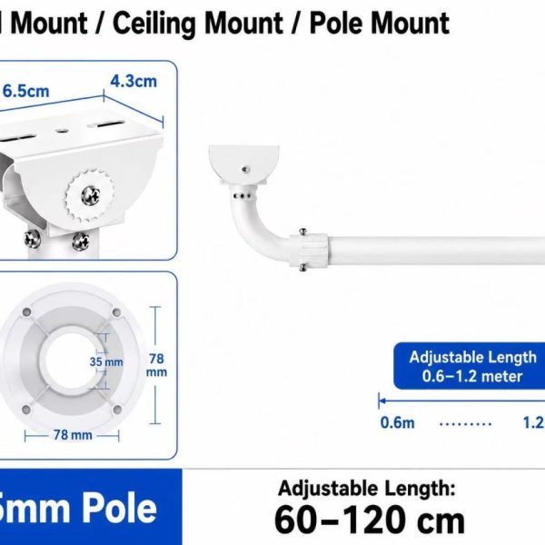 902L - L Shaped - Adjustable 1.2 Meter