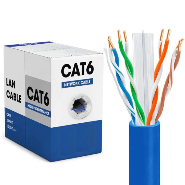 Network Cable UTP CAT 6 300 Meter Pure Copper - Indoor use Only - No Guarantee