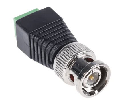 DC to BNC Green Female Connector