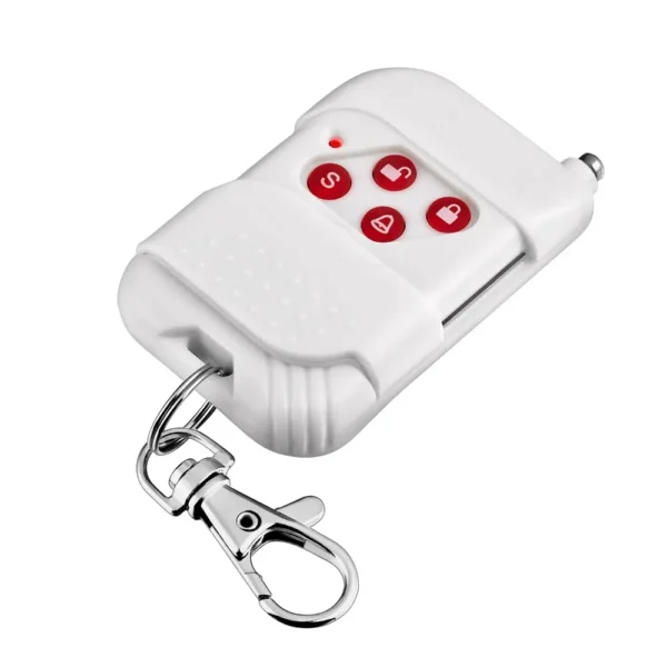 GSM Remote Control – 433 Mhz Frequency – Button Order – Emergency, Arm, Safe, Disarm Copy