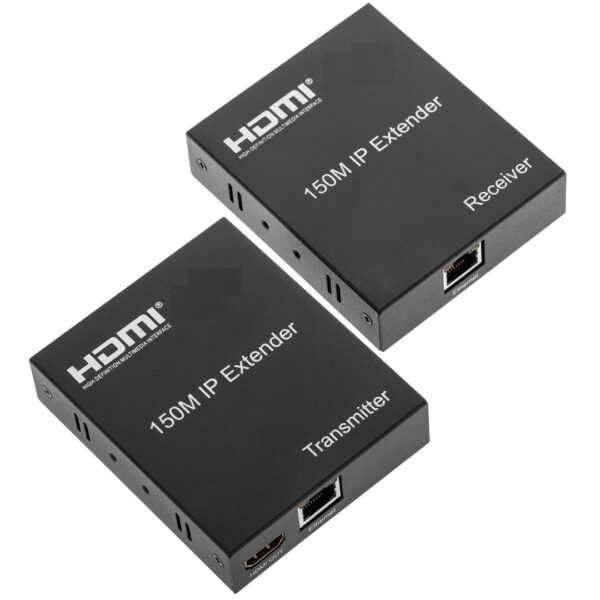 HDMI Extender 150 Meter - Includes 5 Volt Adapters