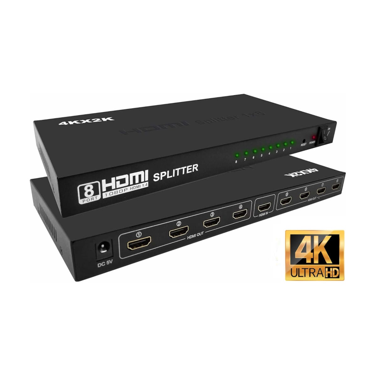 HDMI Splitter 8 Port 4K