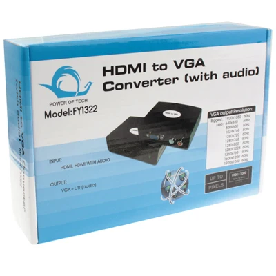 HDMI to VGA Converter with Audio