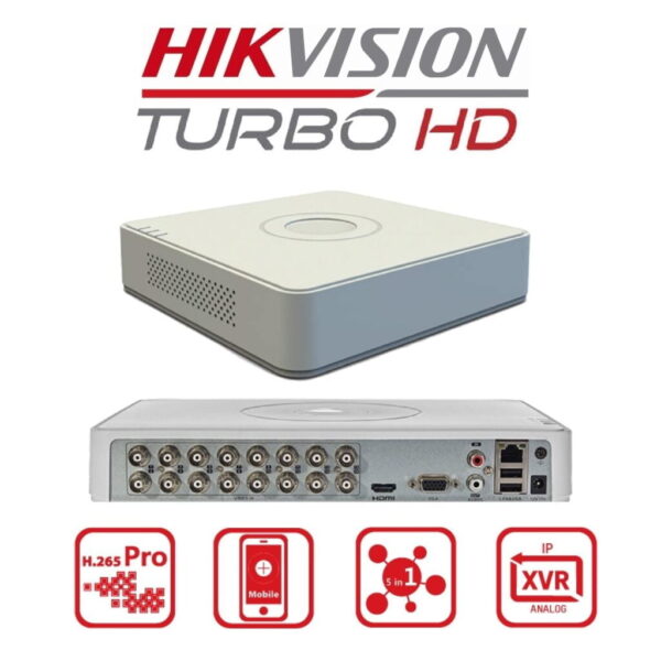 Hikvision DVR 16 Channel 2 Megapixel - DS-7116HGHI-M1