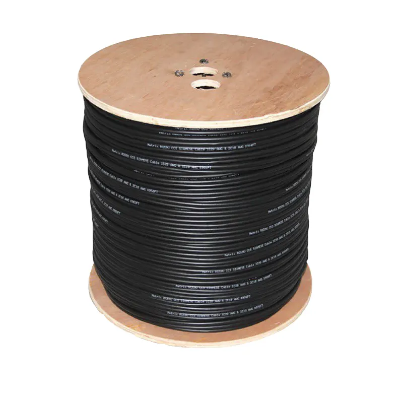 RG59 100 Meter Power Ax - Pure Copper - Black - No Guarantee