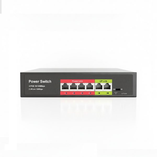 POE Switch 4 Port 10/100 Mbps NADO-04-POE