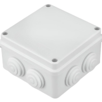 Utility Box - Enclosure - 7 Hole - 100mm x 100mm x 70mm - IP65