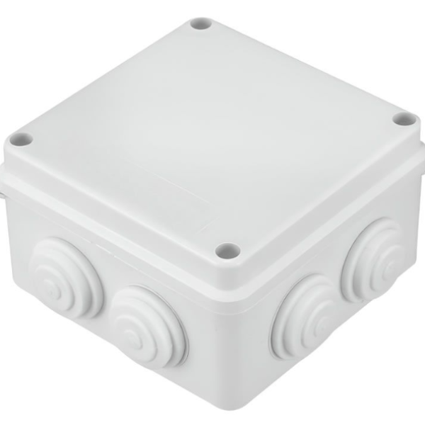 Utility Box - Enclosure - 7 Hole - 100mm x 100mm x 70mm - IP65