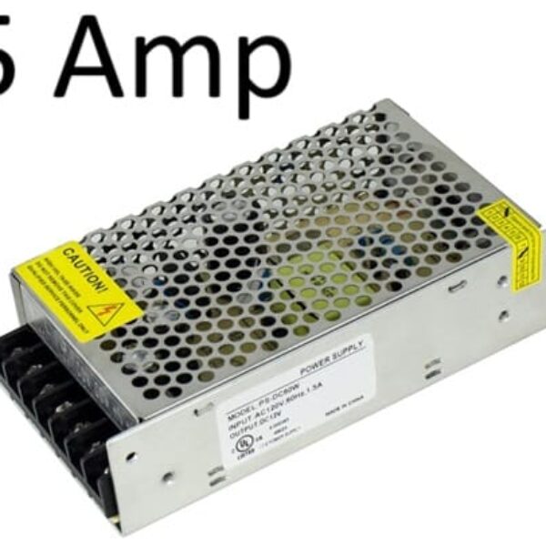 5 Amp Power Supply without Casing – 12 Volt - 30 Days Guarantee