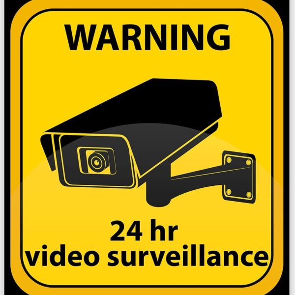 CCTV Sign Sticker