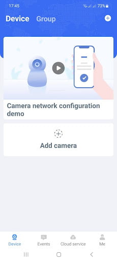 Eseecloud Main Screen