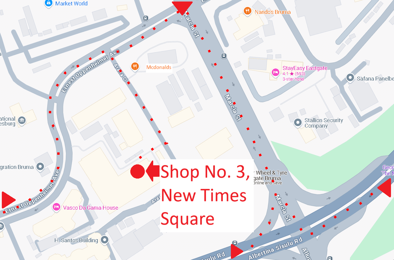Bruma LZ - Map - with red arrow indicators