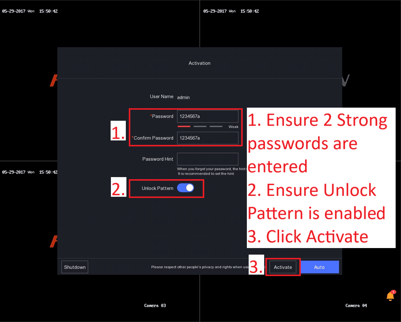 Hikvision Admin Pattern Hikvision DVR Initial Login Process – LZ Import and Export