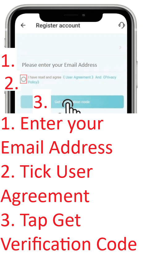Battery WIFI Camera - Model WP02H - Registering via Email Address