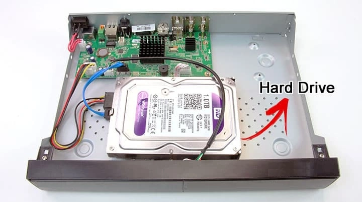LZ DVR NVR with Hard Drive Installed