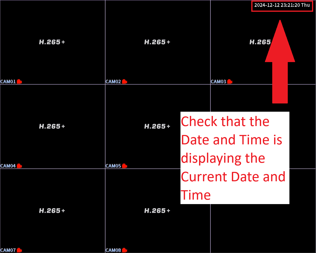 xMeye - Playback - Check Date and Time