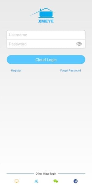 xMeye - Main Screen