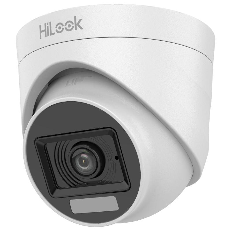 Hilook Dome + Audio – Smart Hybrid Light - THC-T127-LPS – 2 Megapixel – 2.8mm