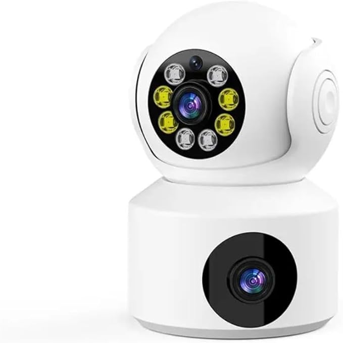 Smart WIFI Dual Lens Camera Indoor - 4 Megapixel - 4mm - Eseecloud - Model PC424-W6-AL
