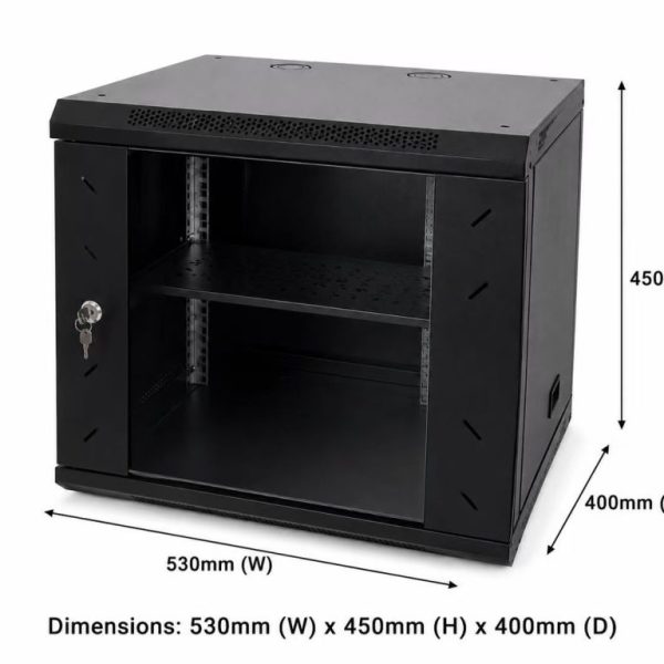 Cabinet - 9U - New Model - 520mm x 400mm x 420mm